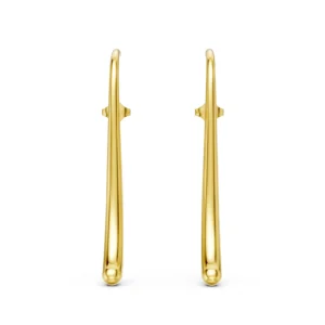 brinco drop banho ouro 18k