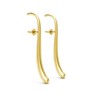brinco drop banho ouro 18k