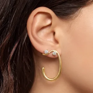 brinco morphe spark banho de ouro 18k